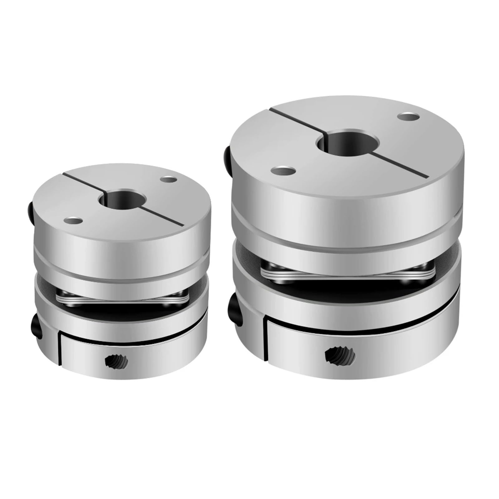 Lega di alluminio D82L68 Giunto elastico a membrana singola D82mm L68mm Vite a ricircolo di sfere Passo Servomotore Encoder Computer Parti FA(22X25)