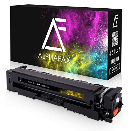 Preisvergleich Produktbild Alphafax Toner kompatibel ersetzt HP CF542X 203X Yellow