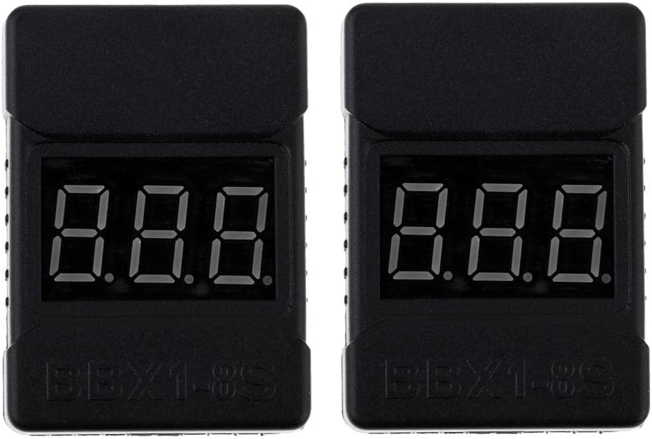 RC LiPo Battery Checker RC 1-8S Battery Tester Low Voltage Buzzer Alarm