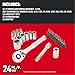 CRAFTSMAN Mechanics Tool Set, 24 Piece, 1/4 Inch Drive SAE (CMMT12109LZ)