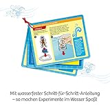 KOSMOS 657833 Experimente für die Badewanne, Experimentier-Spaß mit Seifenboot, Wasserrad und Taucherglocke, Forscher-Set, Experimentierset für Kinder, Badewannen-Spielzeug ab 6 Jahre