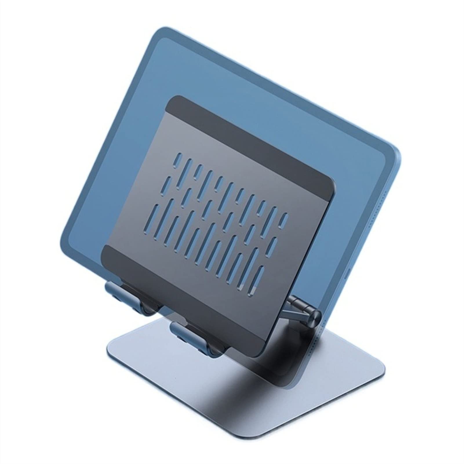 WAOCEO Tablet Holder Stable Tablet Stand Height Adjustable Tablet Holder Foldable Alloy Tablet Smartphone Stand Base for Most