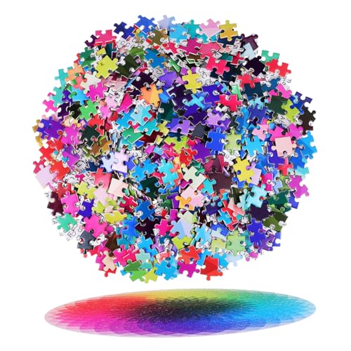 Puzzle de degradado de 1000 piezas: el regalo circular perfecto y retador para adultos