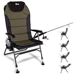 Earth Products Store Ultimate 4-Position Adjustable Outdoor Fishing Chair w/Adjustable Front Legs – 300LBS (MAX Load) Earth Products Store Ultimate 4-Position Adjustable Outdoor Fishing Chair w/Adjustable Front Legs – 300LBS (MAX Load)