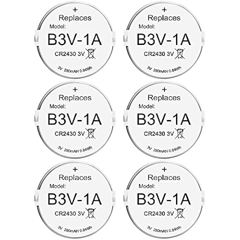 Abeden B3V 1A Lithium Replacement Batteries Compatible with High Tech Pet Single Electronic Collar Battery for Model MS-4 and MS-5 6 Pack Cover