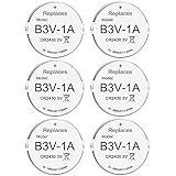 Abeden B3V 1A Lithium Replacement Batteries Compatible with High Tech Pet Single Electronic Collar Battery for Model MS-4 and MS-5 6 Pack