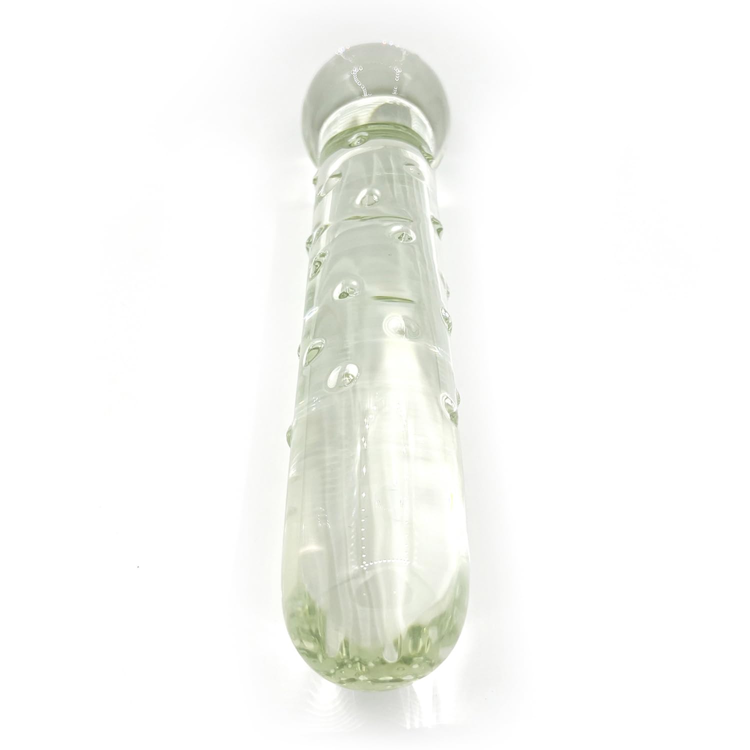 Big Glass Dildo Penis Glas Doppeldildos Glasdildo XXL Mit 7Cm Anal Perlen 31Cm Super Groß Buttplug Kristall Glas Analdildo Anal Plug Masturbation Sexspielzeug Für Frauen Männer,Clear,31cm