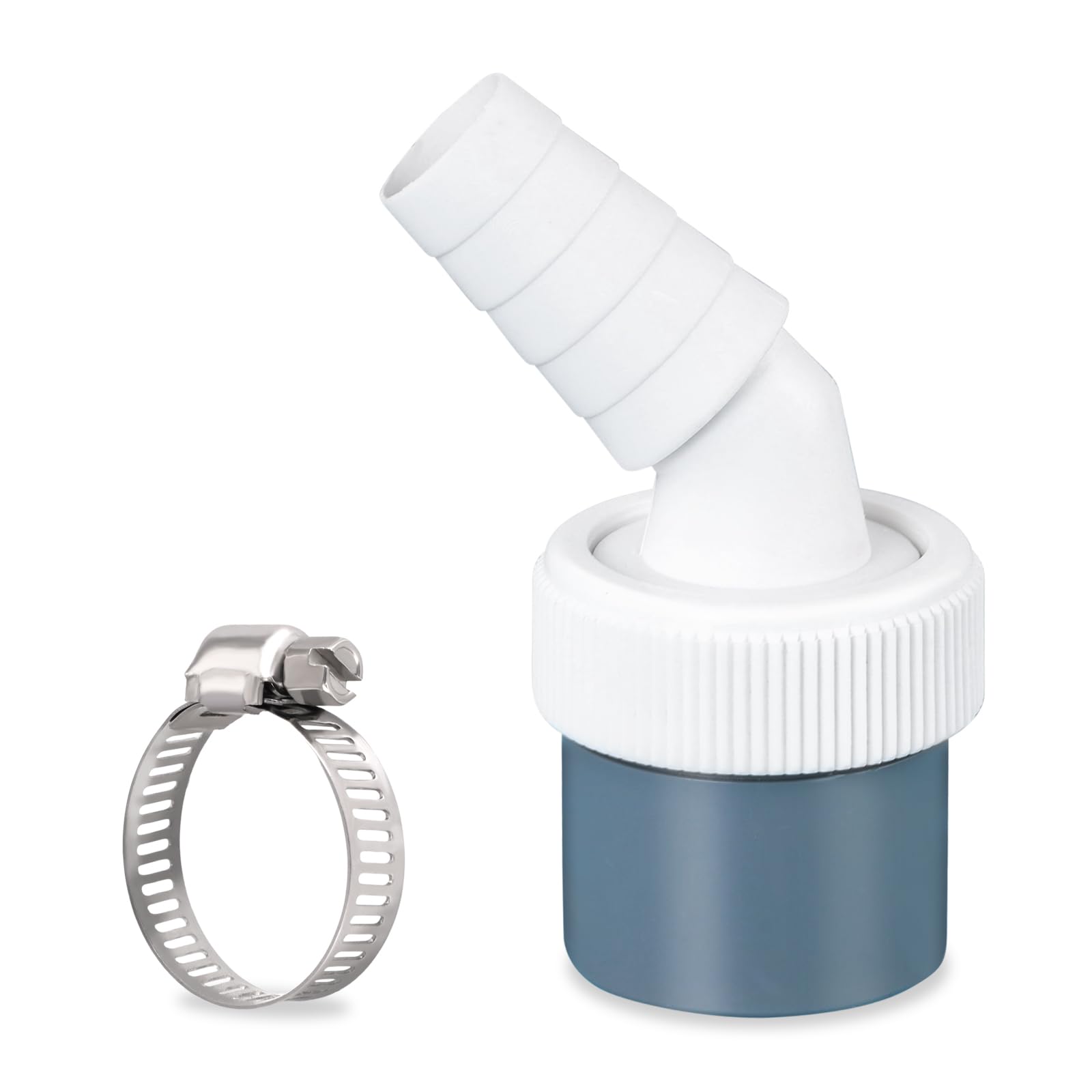Rura przyłączeniowa do odpływu pralki, adapter odpływu pralki, przyłącze węża do zmywarki, wąż z wejściem 18-24 mm i wyjściem 40 mm, do pralki rodzinnej, zmywarki