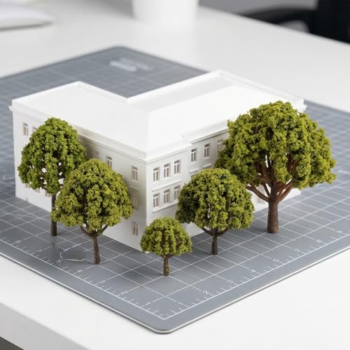 Arbre décoratif miniature pour paysage de train miniature - 8