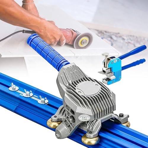 Cortador manual de azulejos para azulejos de porcelana y cerámica de gran formato, diseño de doble riel de precisión, herramienta de corte precisa para bricolaje y uso profesional