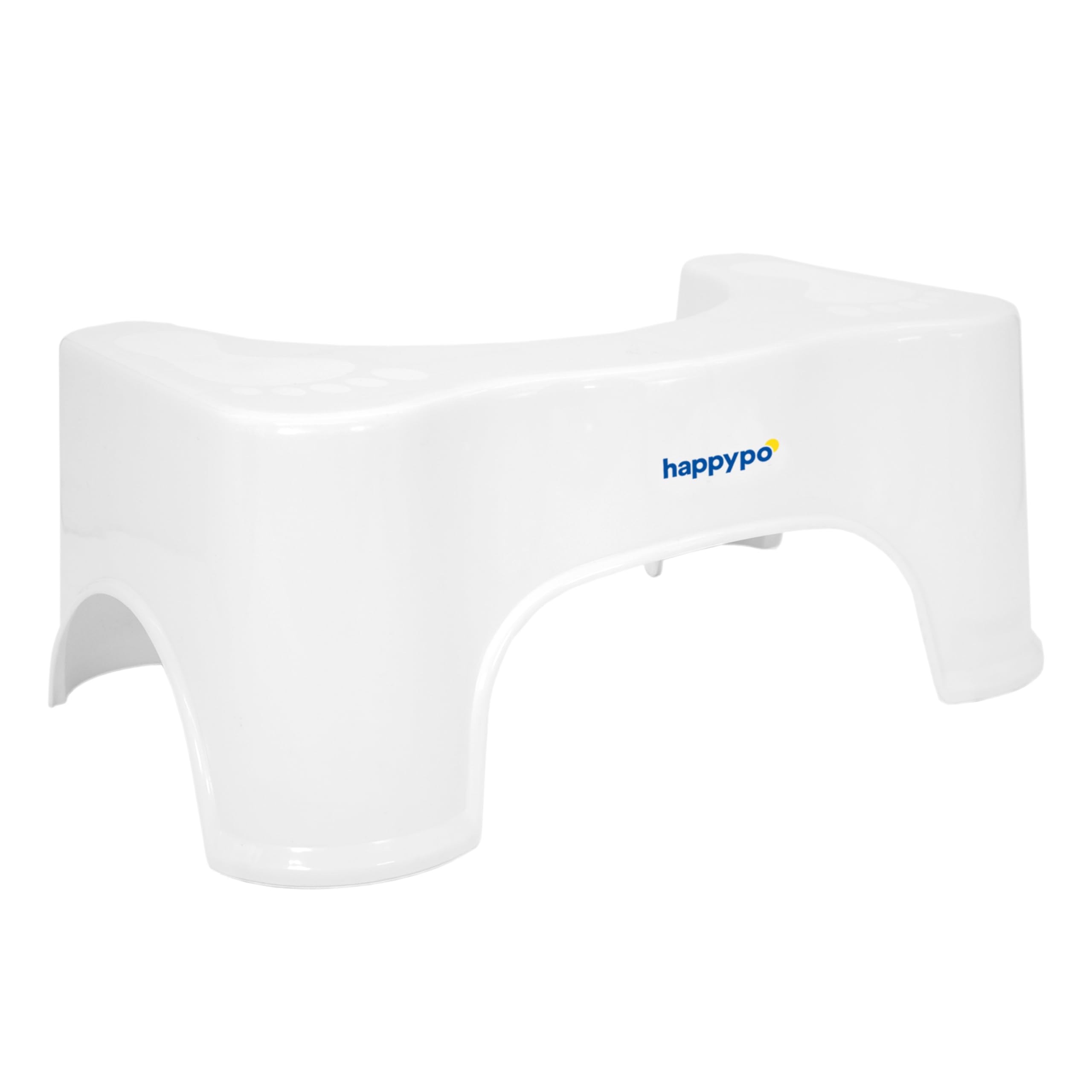 HappyPo Taburete de Baño Original Adultos y Niños - Elevador de WC para un Alivio Suave y Rápido - Taburete de Tocador para Posición en Cuclillas para Evacuar - Recomendado por Médicos y Confirmado
