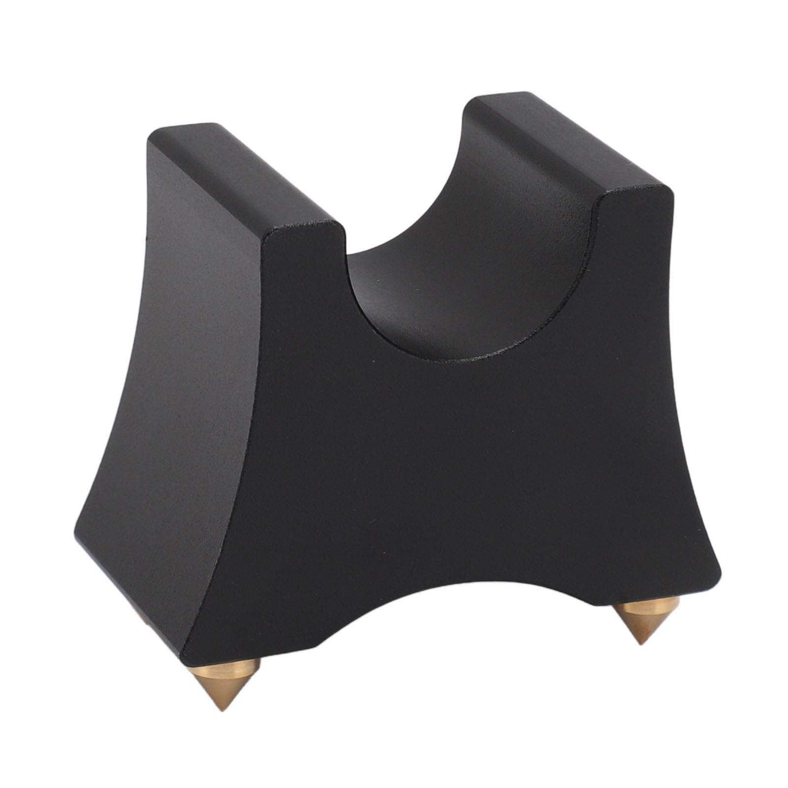 AMONIDA Soporte Ajustable con Punta HiFi Que Absorbe los Golpes para Amplificadores e Instrumentos Musicales Aleación de Aluminio 4 Uds (Black)