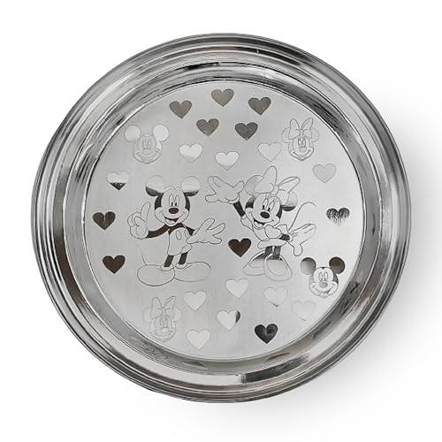Image of KC Stainless Steel Baby Dinner Set with Plate, Bowl, Glass and Spoon Set of 5