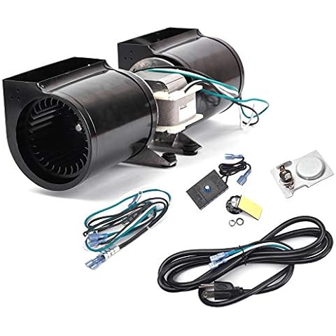GFK-160A GFK-160 GFK160 GFK160A Fireplace Blower Fan Kit for Heat N Glo, Hearth and Home, Quadra Fire, Fireplace Blower Kit for Hearth and Home DV3732 DV3732-B Heat N Glo 6000CLX 6000 DVTFL Fireplaces Cover