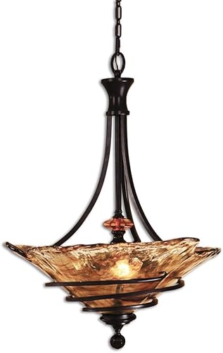 Miniatura 5 de Uttermost Vitalia - Lámpara colgante de 3 luces de 22 1/4" de ancho