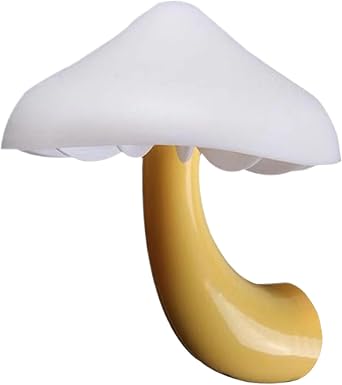 Sensor LED Night Light, Night Light Plug-in Lamp, Mushroom LED Light Sensing Wall Lamp - Kids Adult Eye Protection Ambient Lighting for Kitchen, Living Room with 7 Color Lights
