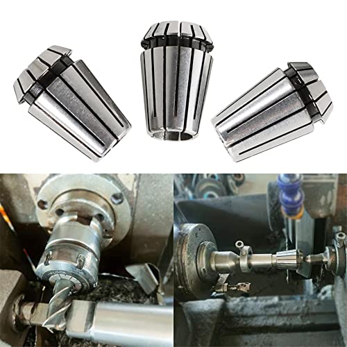 Kimllier 12Pcs Carbon Steel Er16 Spring Collet Set 1/32 - 3/8 Inch For Cnc Milling Lathe Tool And Engraving Machine #TOP4