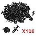 uxcell 100 Pcs Car Fender Push in Type Plastic Rivets Fastener 15 x 12 x 6mm