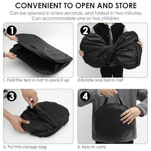 Calm Corner Tent for Kids, Calm Down Tent with Storing Bag, Kids Pop Up Tent, Kids Blackout Tent, Calming Play Tent for Children to Improve Focus Read Play, Tent for Autistic Children