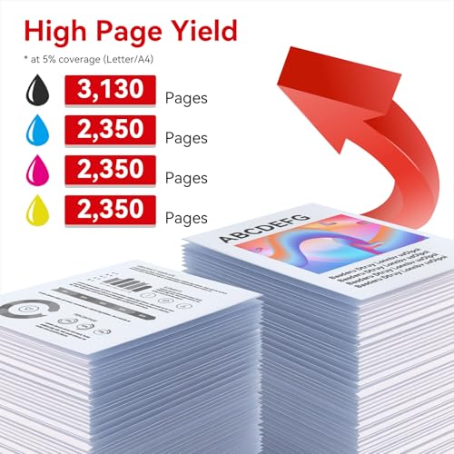 Image of MYTONER 067H Toner Cartridge Set High Capacity for MF656Cdw MF654Cdw MF650C | With Chip, Replacement for Canon 067, Compatible with Color imageCLASS MF653Cdw LBP630C LBP632Cdw LBP633Cdw Printer, 4 Pack