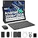 Whitedeer Tablet Android 16, 10 inch Tablet 30GB RAM 128GB ROM/2TB, Android Tablets Octa-Core Processor, Tablet 10 inch with Pen and Keyboard, WiFi 6&Bluetooth 5.0丨6000mAh丨5MP+8MP, Widevine L1-Black