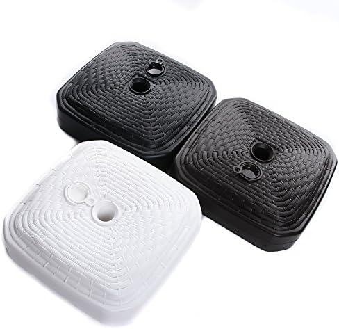 3. Bild von Sonnenschirmständer Schirmständer Ständer Schirmhalter Quadratisch Rattanoptik oder Board Design 12 L 4 Farben wählbar von rg-vertrieb (Rato Quadrat Anthrazit)