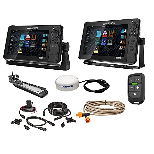 Lowrance HDS Live Bundle - 9 & 12 Display AI 3-in-1 T/M Transducer, Point 1 GPS Antenna, LR-1 Remote & Cabling #1