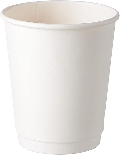 Miniatura 8 de Ciao! Vaso caliente de papel de pared doble aislado de 8 onzas, blanco, 500 unidades