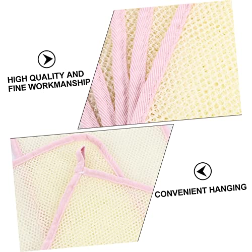 Toalla de nailon exfoliante Homoyoyo lavable a máquina con 5 piezas de doble capa 4
