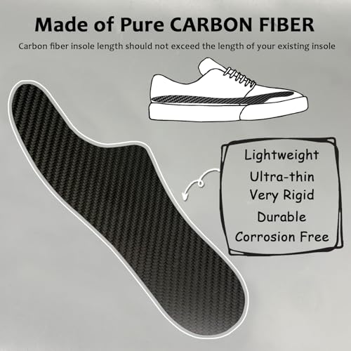 Plantilla ortopédica rígida fibra carbono 285 mm 1 pieza miniatura 2