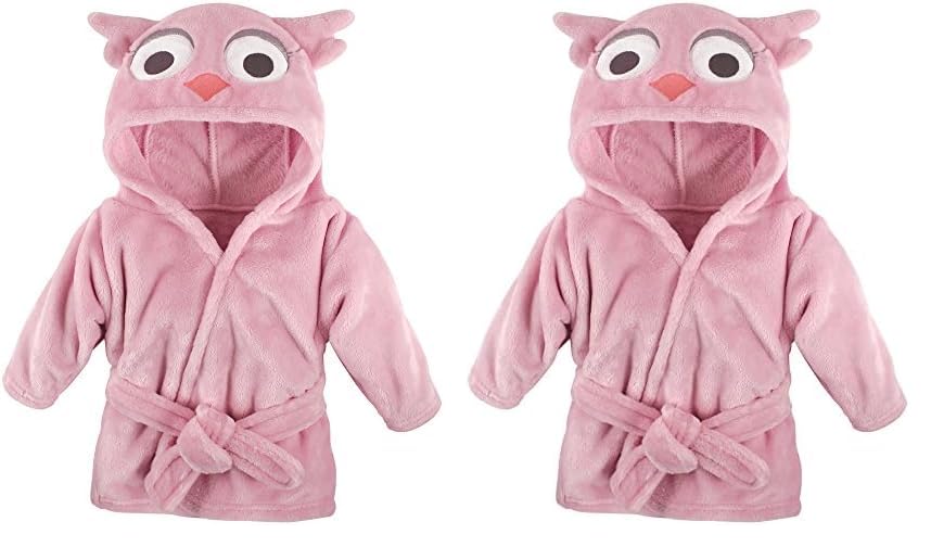 Image of Hudson Baby Unisex Baby Plush Animal Face Bathrobe