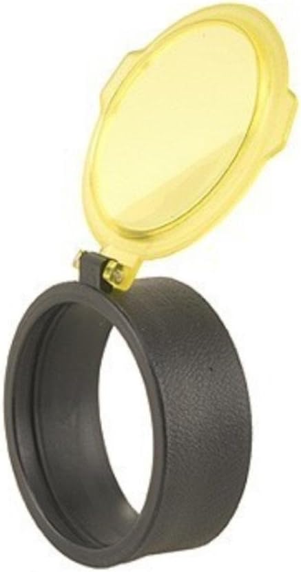 Quake Bushwacker Size Amber Scope Cover Cap Size 4 Made From State-Of-The-Art Polymer Technology See-Thru Amber For Light Gathering Snap-Lock Feature Provides Dust Watertight Integrity