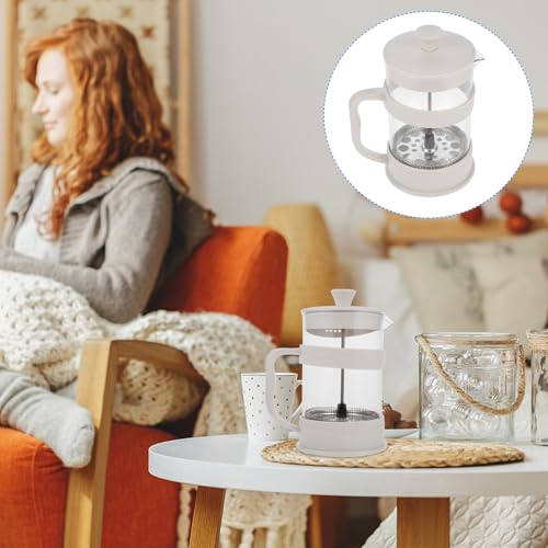 Cafetera de vidrio de 800ml con mango anticalor que evita quemaduras al servir café 7