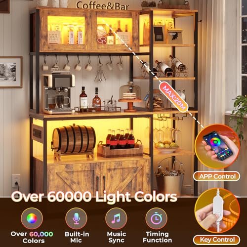 Itaar 534_1 Bakers Rack With Power Outlet And Led Light thumb #5