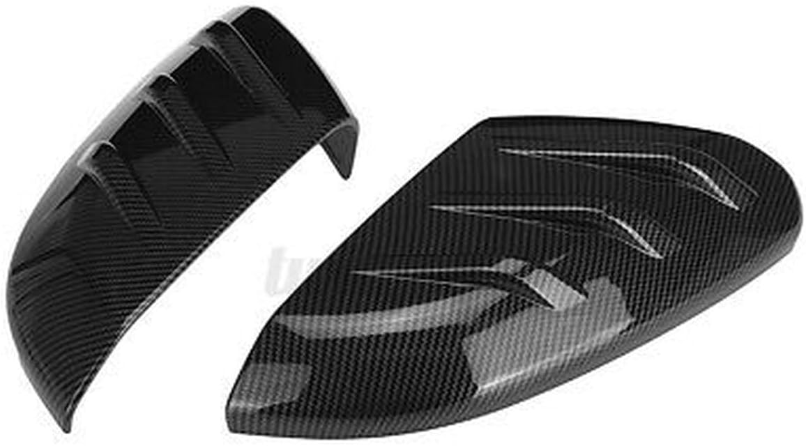 Rear View Side Mirror Cap Covers Compatible with Honda Civic 2016 2017 2018 2019,Door Rearview Carbon Fiber Look Caps Accessories