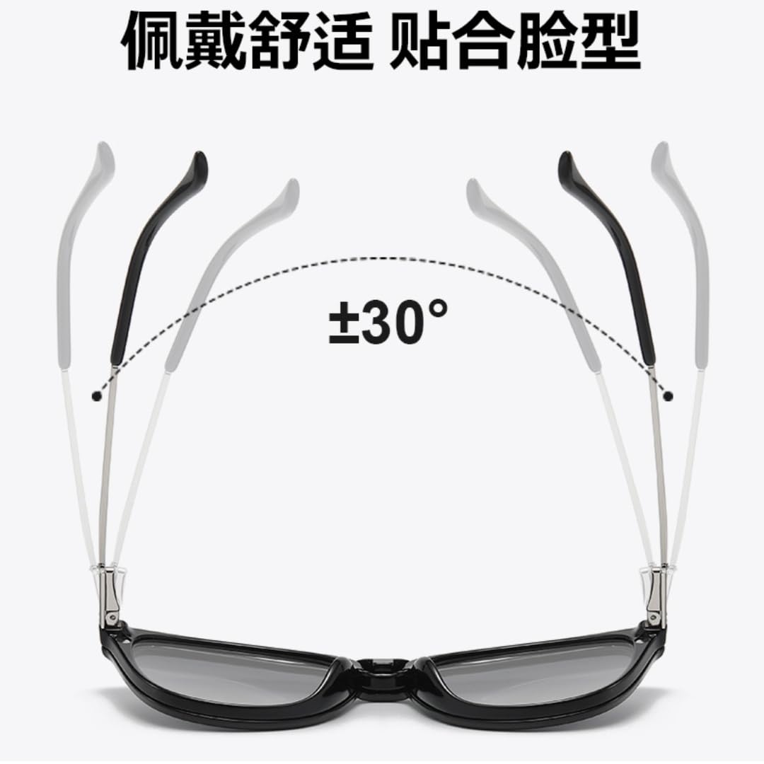 Gafas de sol de moda para mujer con clip magnético y polarizadas