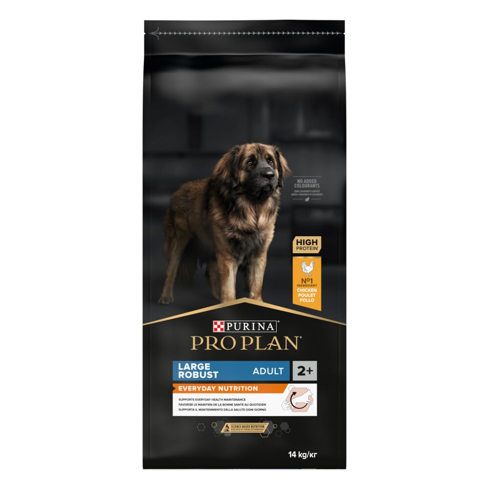 Pro Plan Large Robust Adult Everyday Nutrition, Hundefutter trocken, reich an Huhn, 1er Pack (1 x 14 kg)
