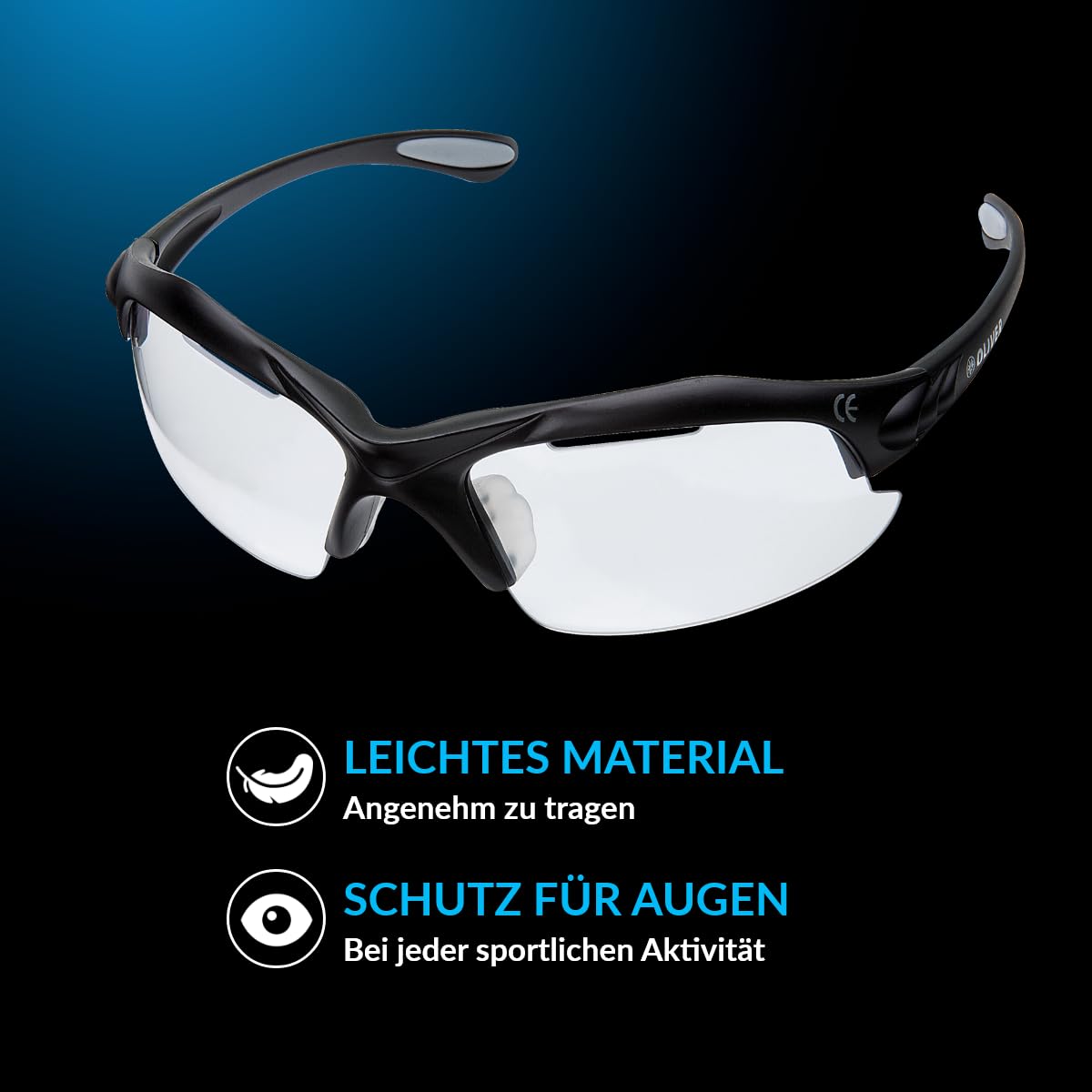 Oliver okulary sportowe – okulary sportowe dla kobiet i mężczyzn – okulary ochronne jako okulary do squasha i badmintona – okulary do jazdy na rowerze wyścigowym – okulary do biegania – okulary