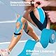 SURFOU Kinesiotapes 2 Rollen 5cm x 5m, Kinesiologie Tape Selbstklebend Blau + Schwarz, Hautfreundlich Elastisch, Tapeband für Sport, Alltag, Fitness Regeneration