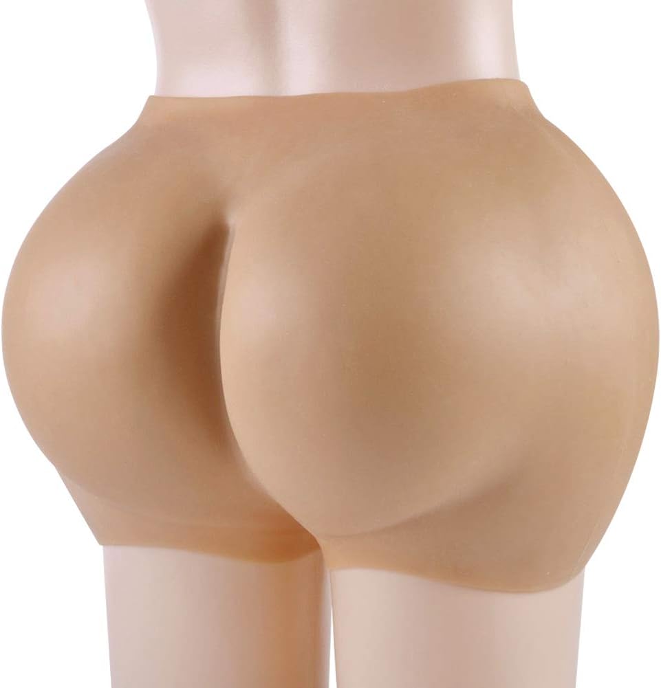 BZDJSRealistic Silicone Hip Thigh Pads, Butt lifter Panties Without Padding, Women Silicone Hip Pads Hip Panties Hip Seamless Butt Lifter Silicone Shapewear Enhancer Underwear