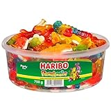 HARIBO Phantasia Fruchtgummi Box – 750g Weingummi-Mischung mit Dinosauriern, Cola-Fläschchen, Flugzeugen u. v. m. – Bunte Gummibärchen für Kinder & Erwachsene – Partybox