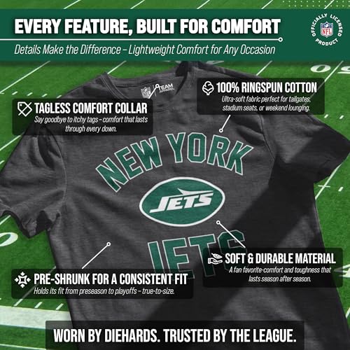 Image of NFL Gameday Cotton Blend T-Shirt for Men and Women - Licensed