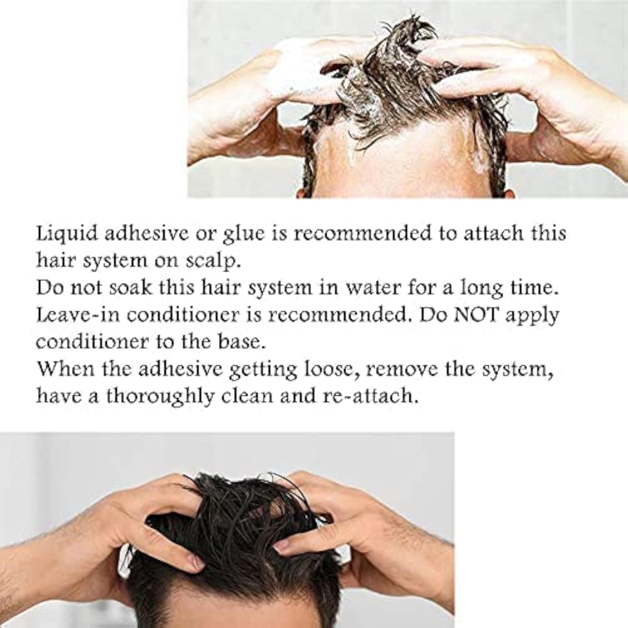Men's Mirage Hair Patch, 9x6 Hair System