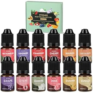 Dyesmee Seifenduftöl Set, 12 Duftöle