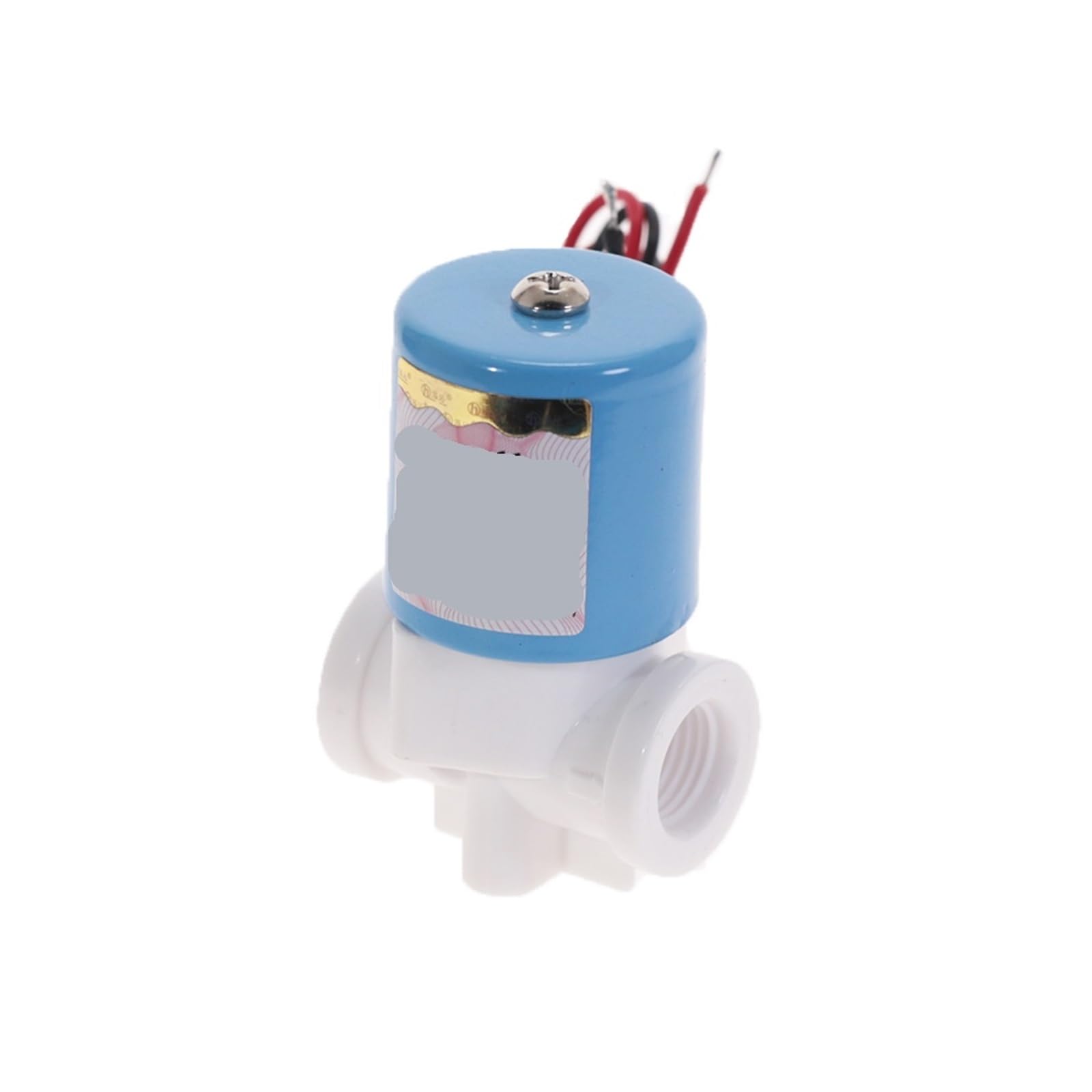 Électrovanne plastique G1/4 HQV1 NC 2 voies 24V DC pour contrôle de l'eau et de l'air