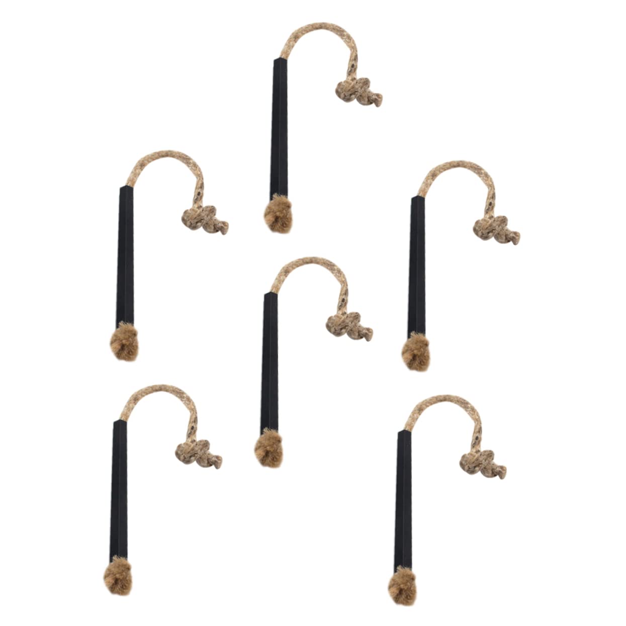 NAMOARLY 6-Pack Wick Ropes for Outdoor Camping BBQ Emergency Fire Lighter Lightweight and Easy to Carry