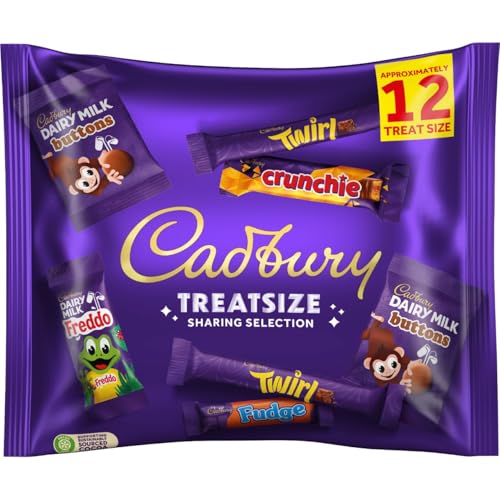 Cadbury Treatsize Sharing Selection, Includes all of Your Favourite Chocolates, Perfect for Trick or Treat Gifts, a Halloween Party or Christmas Treats for Sharing, 223 g (Pack of 1) - Image 2