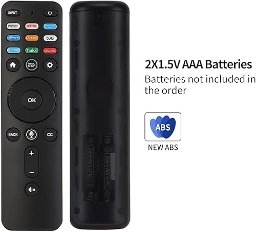 Miniatura 9 de RIVIERA Control remoto por voz para televisores inteligentes Vizio Compatible con D, E, M, P, V, PX Series Peacock Netflix PrimeVideo Disney Crackle