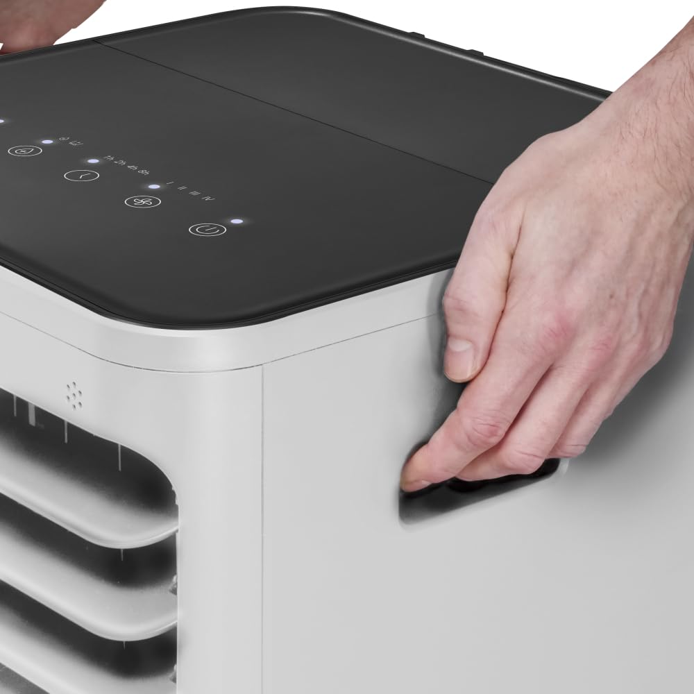 TROTEC Rafraîchisseur d'air PAE 61 - Pour 72m² - Climatiseur sans évacuation à évaporation - 40L Résevoir - Fournis 4 accumulateurs de froid