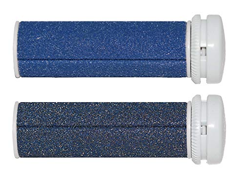 Silkn Rodillos para eliminar los callos, Medio y duro, Micro Pedi Refills, Azul/Dorado, MPSR2PEU001